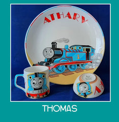 Personalised kids crockery