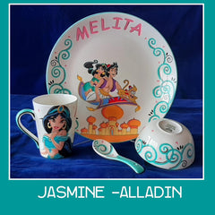 Personalised kids crockery