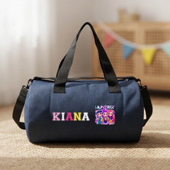 Personalised Denim Duffle bag