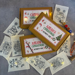Personalised Christmas Activity Box
