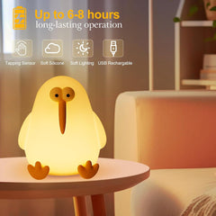 Brown kiwi lamp