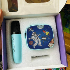 Karaoke speaker with a mic