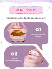 Interactive kids blink backpack