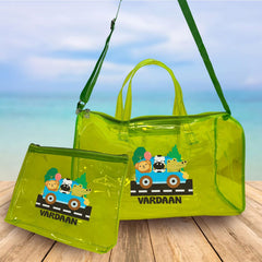 Personalised kids jelly bag with pouch