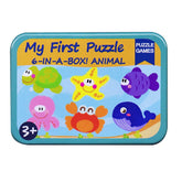 My first puzzle box water animals