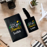 Persoanlised passport cover and bag tag