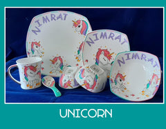 Personalised kids crockery