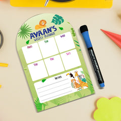 Personalised Weekly Planner