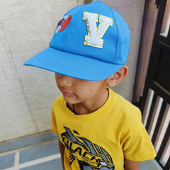 Kids personalised cap with patch