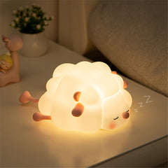 Sleeping sheep light lamp