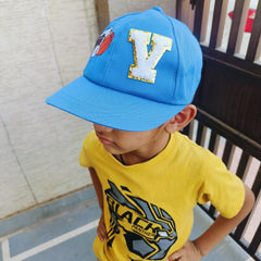 Kids personalised cap with patch