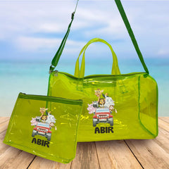 Personalised kids jelly bag with pouch