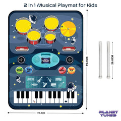 Electrobotic 2 in 1 Musical Playmat for kids