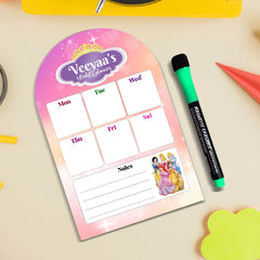 Personalised Weekly Planner