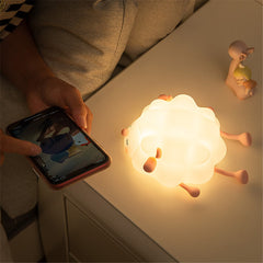 Sleeping sheep light lamp