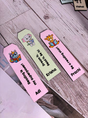 Persoanlised kids bookmark