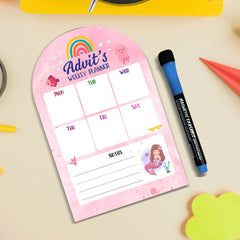 Personalised Weekly Planner