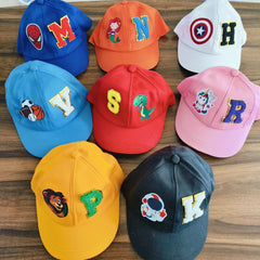 Kids personalised cap with patch
