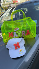 Personalised trendy bag with cap