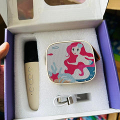 Karaoke speaker with a mic