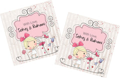 Gift Tag - Girl With Butterfly