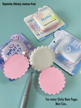 Squishy memo pad
