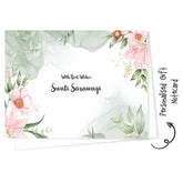 Gift notecard -Floral Pink
