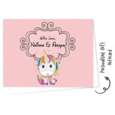 Gift Notecard - Unicorn Pattern
