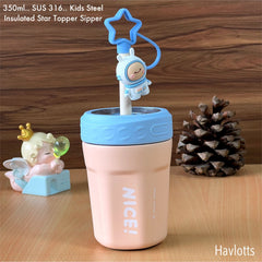 Insulated star topper sipper