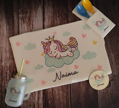 Personalised kids dining set