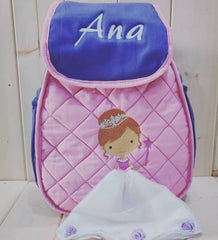 Junior quilted backpack