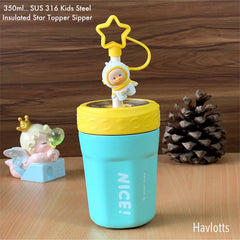 Insulated star topper sipper
