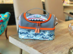 Kids double partition lunch bag
