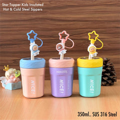 Insulated star topper sipper