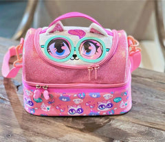 Kids double partition lunch bag