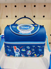 Kids double partition lunch bag