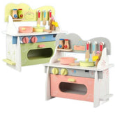Cute pretend play wooden set