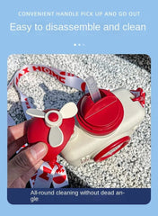 Cute camera sipper bottle