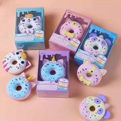 Cute animal donut eraser