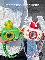 Cute camera sipper bottle
