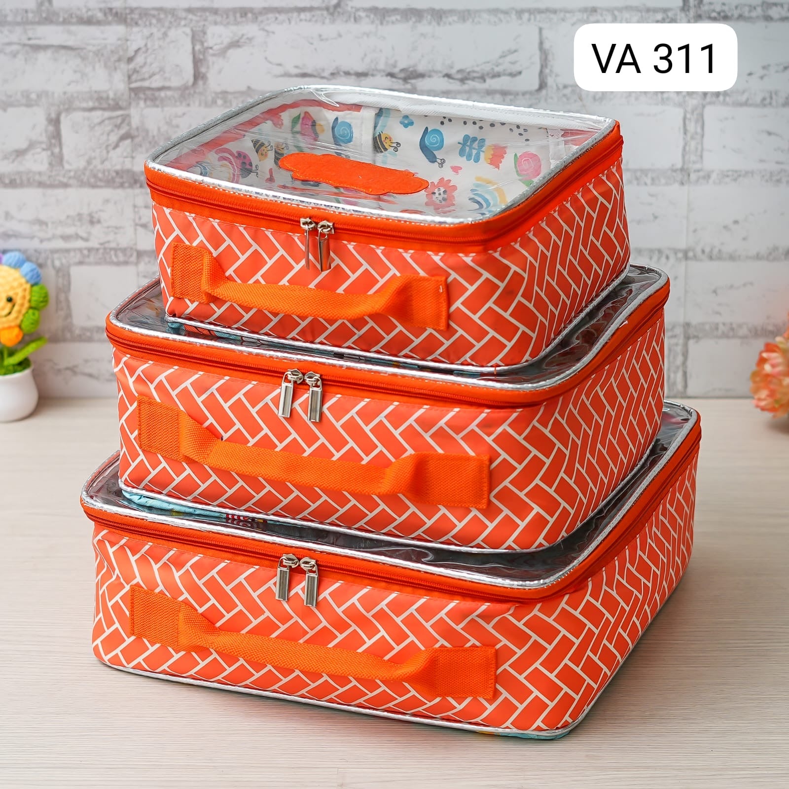 Personalised 3 piece organiser set