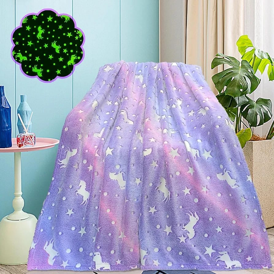 Glow in the dark blanket