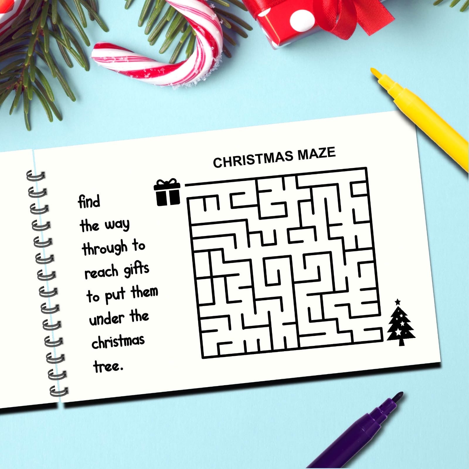 Christmas activity book