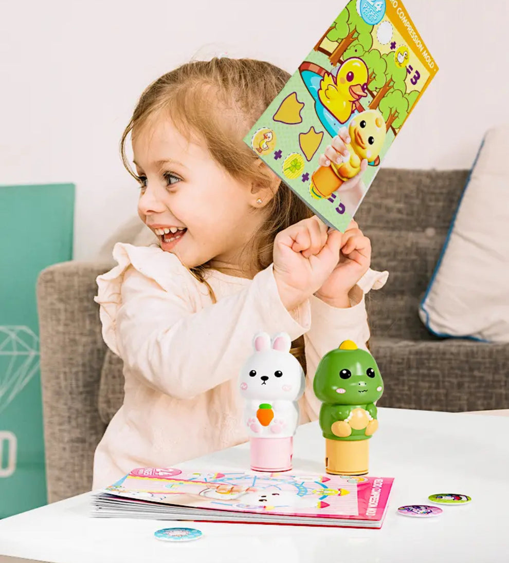 Magic stamper - 100 reusable stickers