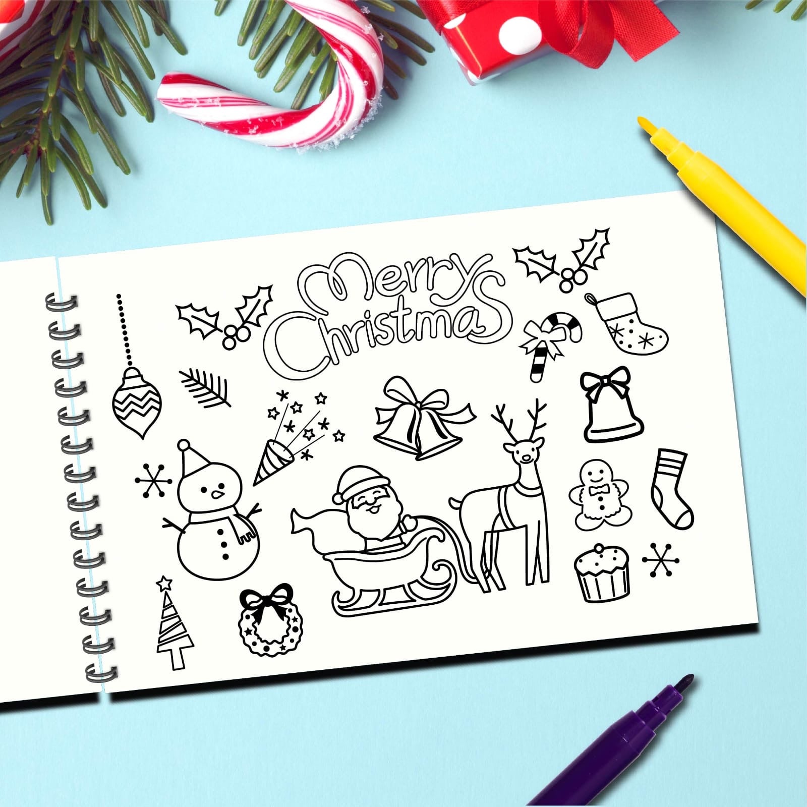 Christmas activity book