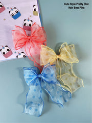 Cute Style Pretty Hair Bow Pins..