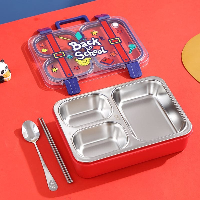 Stylish 3 grid lunch box