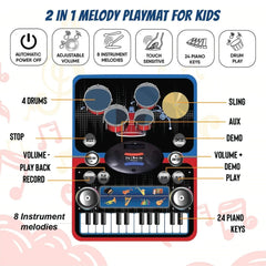 Electrobotic 2 in 1 Musical Playmat for kids