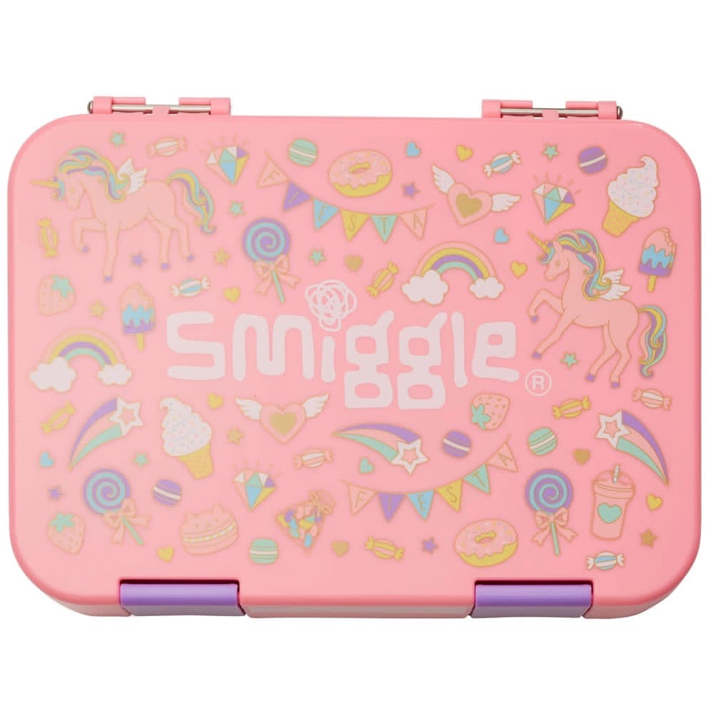 Smiggle Happy Bento Lunch Box Spill Free