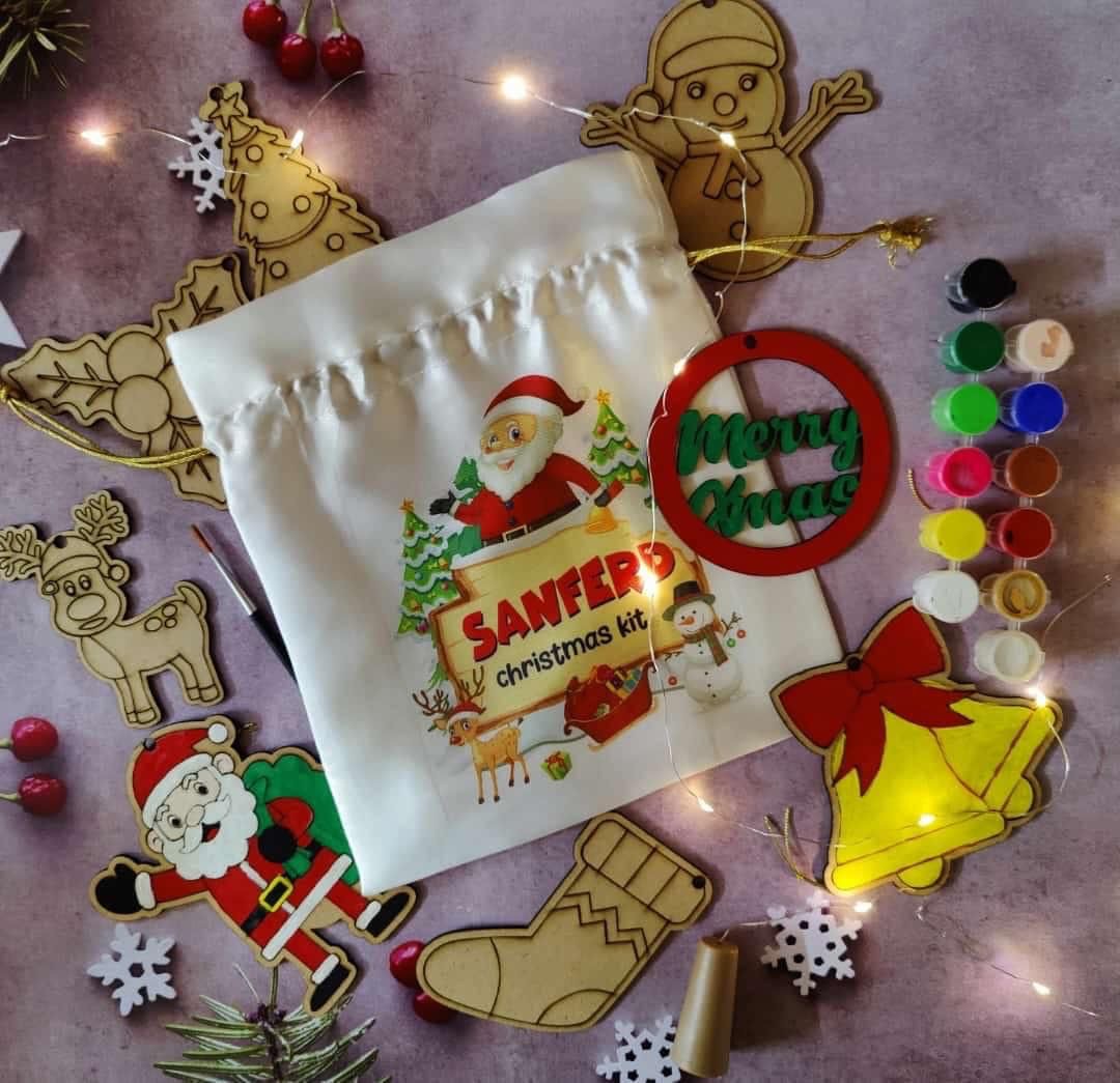 Personalised Christmas DIY ornaments